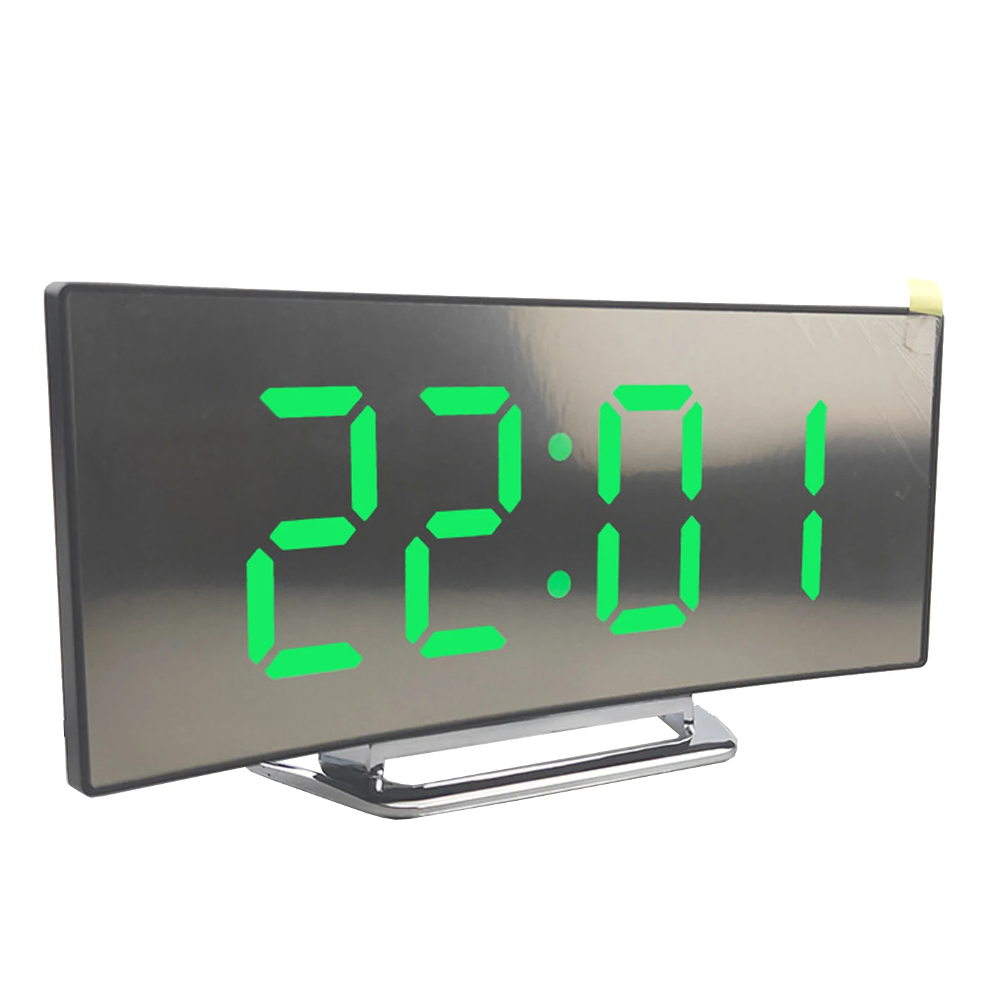 Электронный будильник с бесшумным дизайном цифровой светодиодный большой
