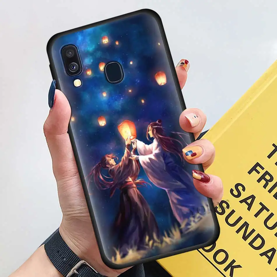 Черный чехол для Samsung Galaxy A51 A50 A71 A70 A10 A20 E A30 S A31 A40 A41 мягкий телефона Mo Dao Zu Shi из ТПУ |