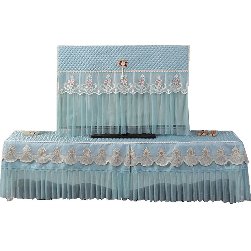 high end dustproof tv set cover home textile lcd tv screen protector fit for 32 inch to 65 inch tv free global shipping