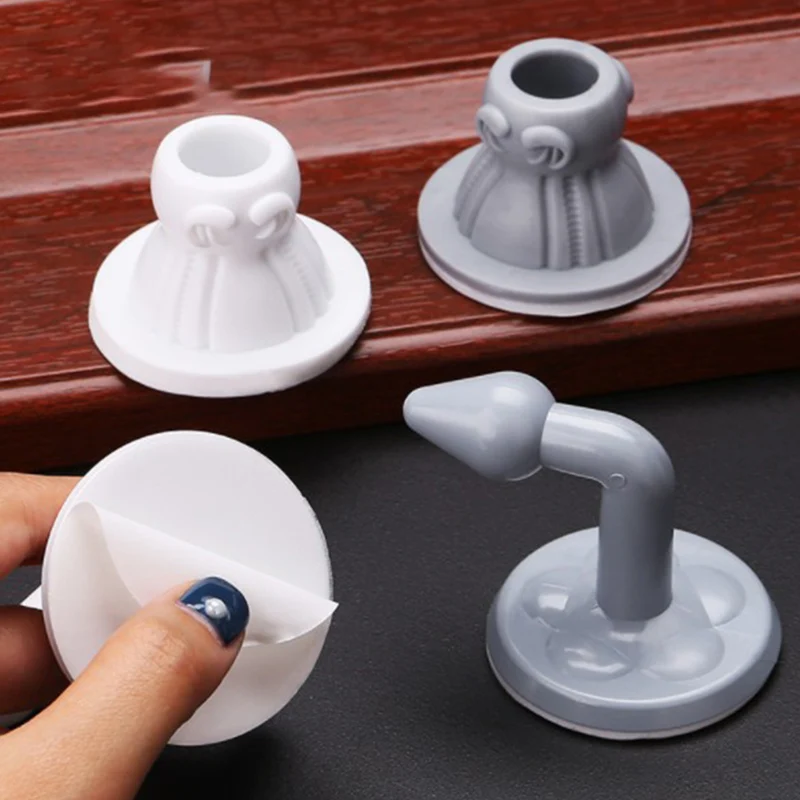 

Mute Non-punch Silicone Door Stopper Touch Wall Absorption Anti-bump Door Holder