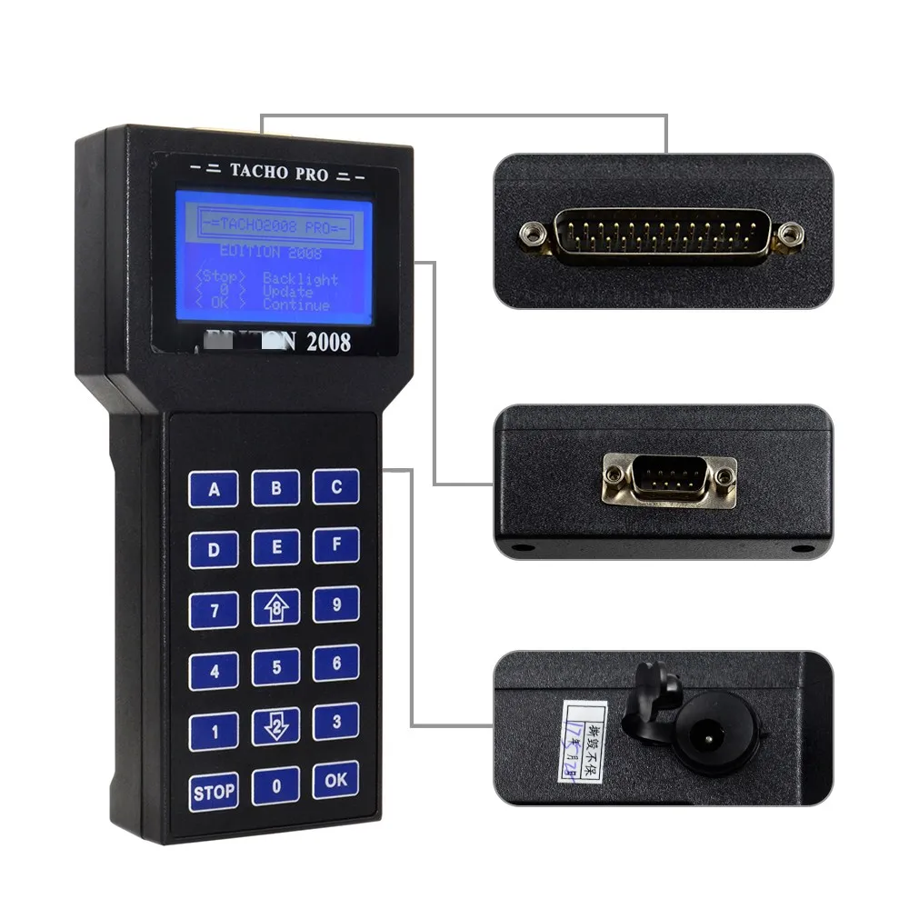 

Best Tacho Pro Tachopro 2008 July Universal Dash Master Programmer M Correction Tool UNLOCK Main Unit Multi-languages