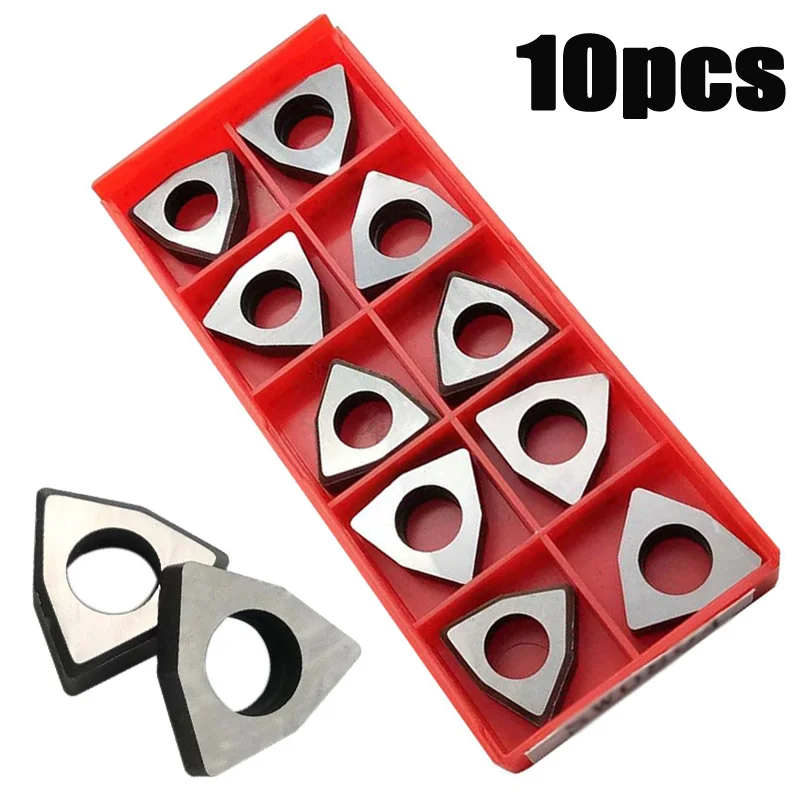 

10pc MW0804 Durable Carbide Shim Trigon For WNMG0804 Inserts Turning Holder Part