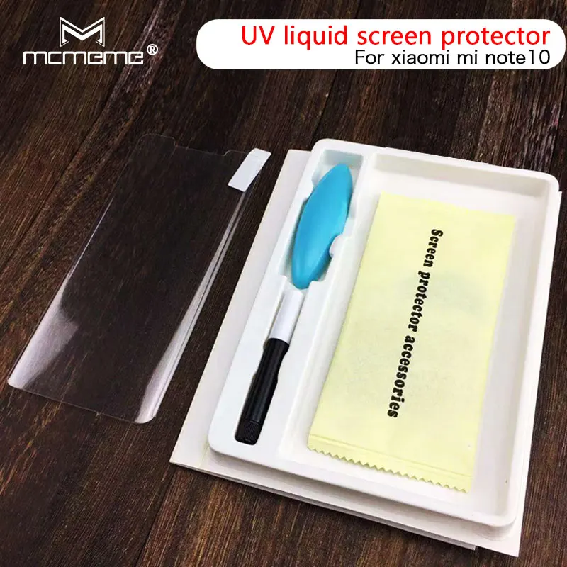 Полный Клей протектор экрана для xiaomi note 10 note10 pro 3D УФ жидкое закаленное стекло cc9