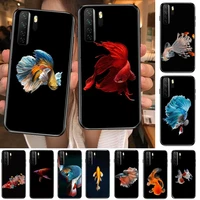hunting fishing art fish black soft cover the pooh for huawei nova 8 7 6 se 5t 7i 5i 5z 5 4 4e 3 3i 3e 2i pro phone case cases
