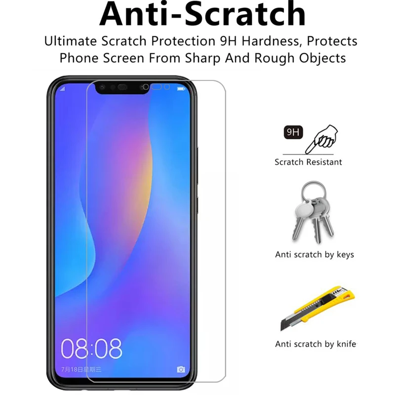 Защитное стекло для huawei p smart plus 2018 закаленное экрана psmart smar smat Samsung | Мобильные