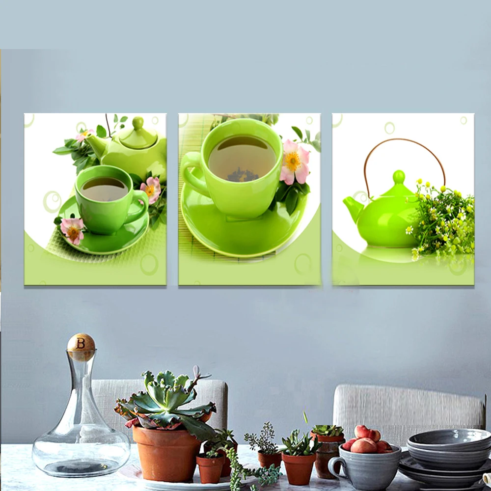 

Алмазная 5d картина «зеленая чашка», вышивка крестиком, мозаика с изображением цветов, натюрморта, фруктов, круглая вышивка, украшение для ку...