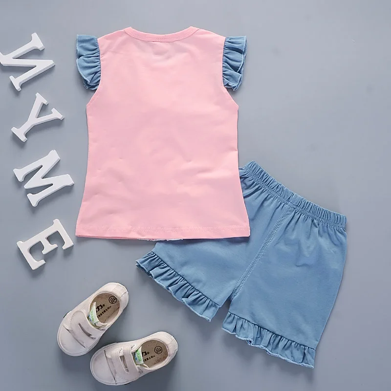 Комплекты одежды для девочек детская одежда летняя Повседневные детские