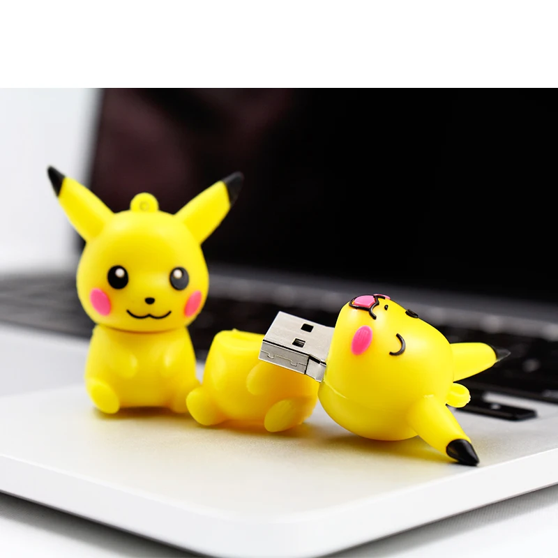 Новинка, Милый Пикачу, USB флеш-накопитель, USB 2,0, флеш-накопитель, Миньоны, карта памяти, флешка, 4 ГБ, 8 ГБ, 16 ГБ, 32 ГБ, 64 ГБ, подарок