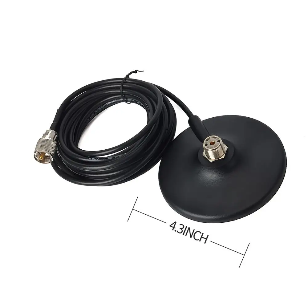 HYS CB/VHF/UHF/радиостанция HF Ham антенна магнитное крепление SO-239 тип соединения W/5 м