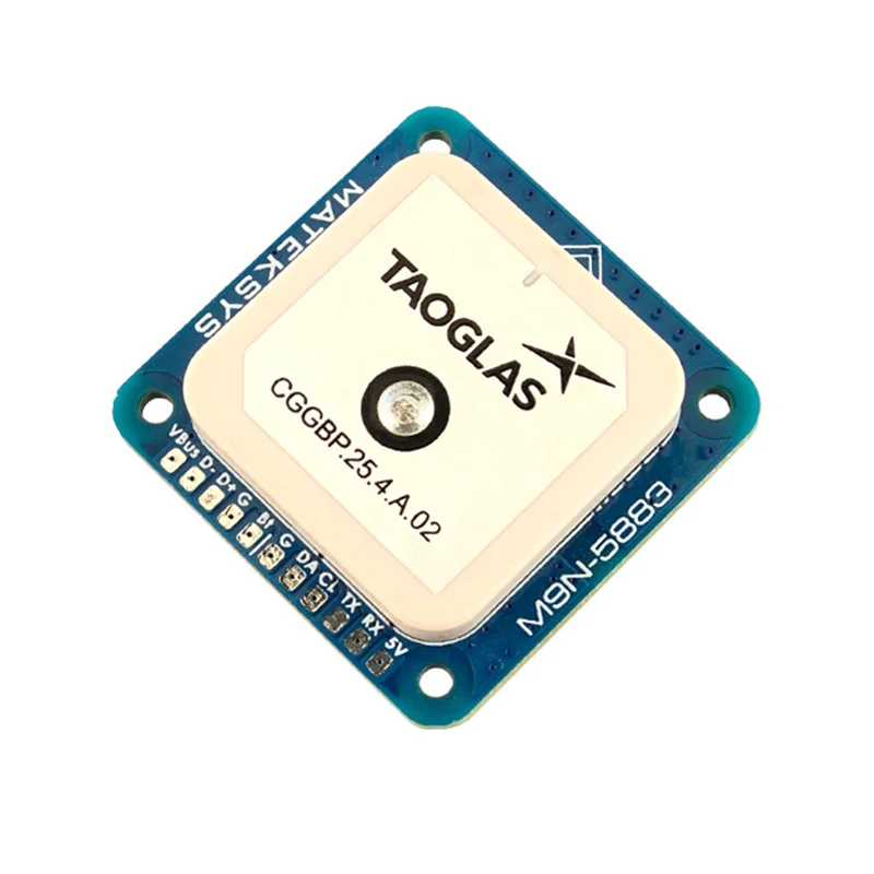 

GPS-модуль Matek GNSS M9N-5883 NEO-M9N, 32*32 мм, с магнитным компасом, QMC5883L, поддержка GLONASS Galileo, для FPV радиоуправляемого гоночного дрона