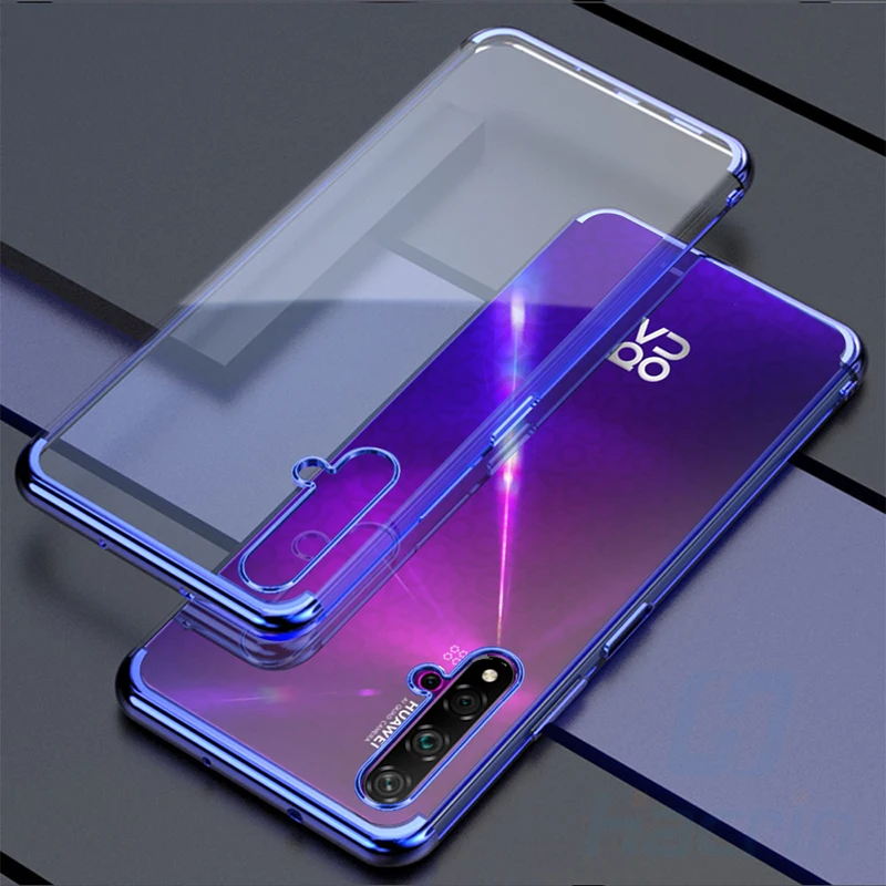 Чехол Hacrin для Huawei Nova 5 T мягкий прозрачный чехол из ТПУ с прозрачным покрытием TCase