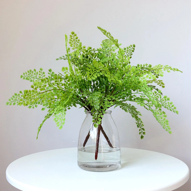 

Simulation of Fern Persian Grass Row of Grass, Plastic Flowers, Plant Wall Materials, Flower Arrangement with Grass Leaves DIY