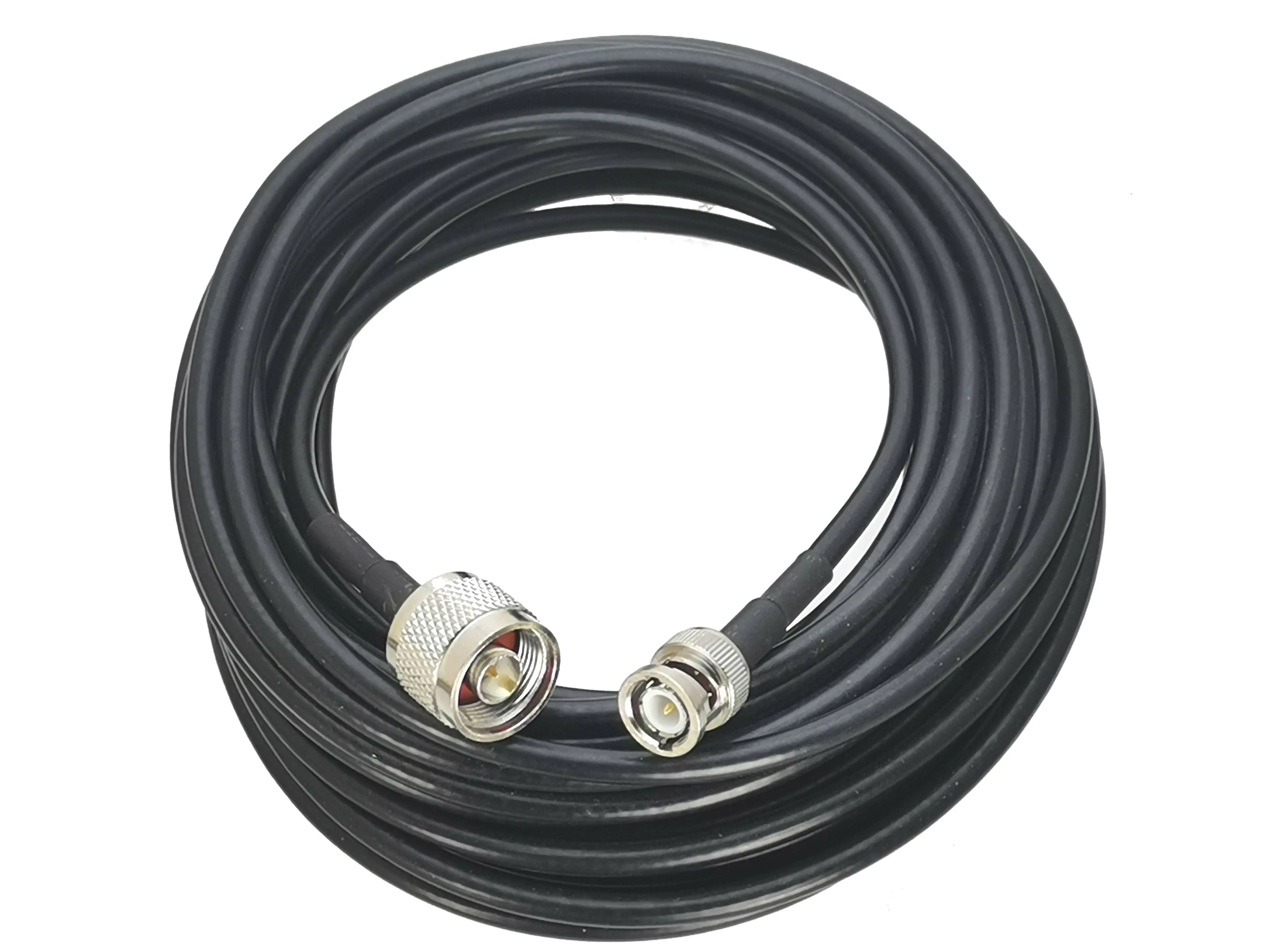 Соединитель RG58 RF pigtail BNC мужской Радиочастотный прямой кабельный джемпер 6 дюймов