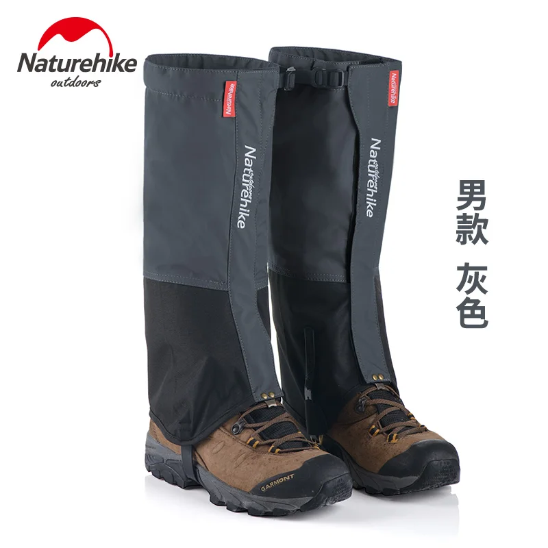 Naturehike походные гетры для походов, альпинизма, лыжного спорта, водонепроницаемые сапоги, гетры, теплые зимние гетры - Цвет: Men Gray
