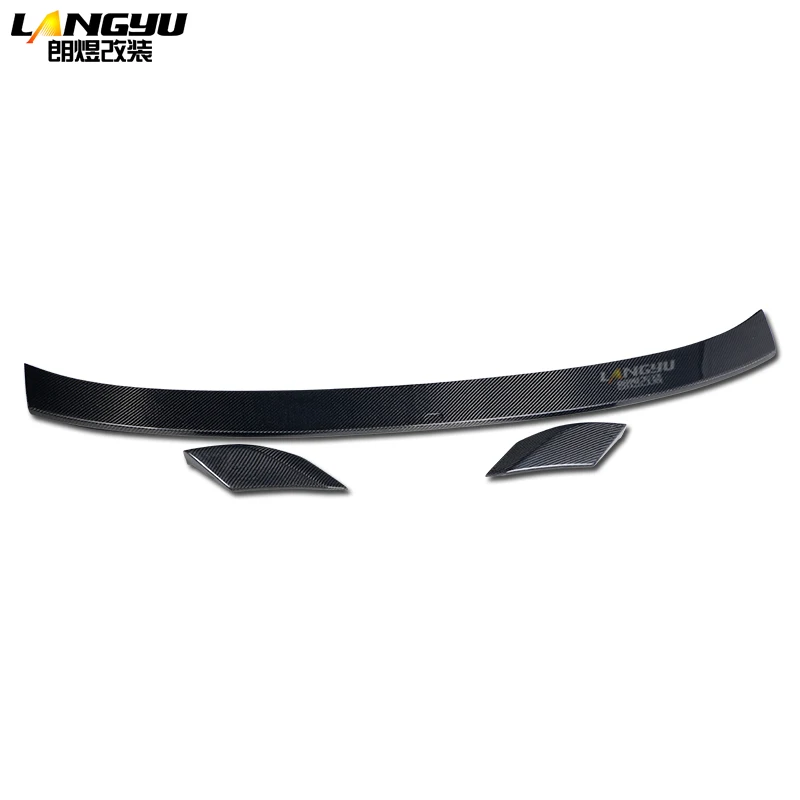 Для Audi A8 A8L S8 D4 Тип 4H V10 W12 TSFI Real Carbon Fiber ABT Style спойлер крыло багажника 2010 2011 2012 2013 2014