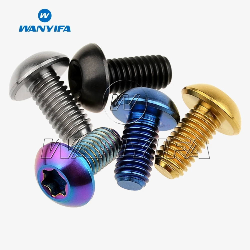 Титановый "Wanyifa" M5X10mm T25 дисковый тормоз винт для горного велосипеда и шоссейного велосипеда
