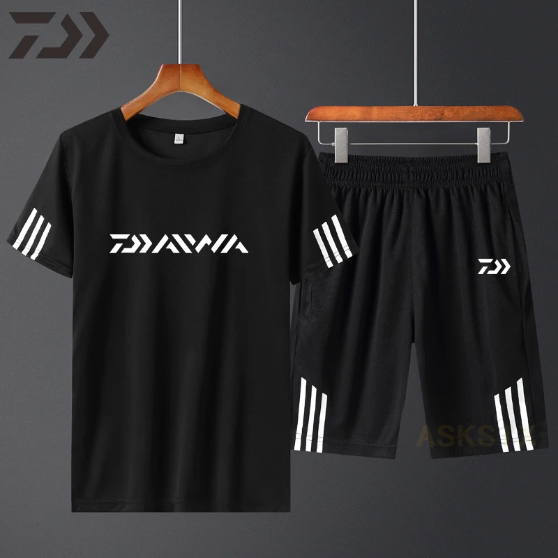 Новый Летний Тонкий комплект для рыбалки Daiwa Мужская дышащая быстросохнущая