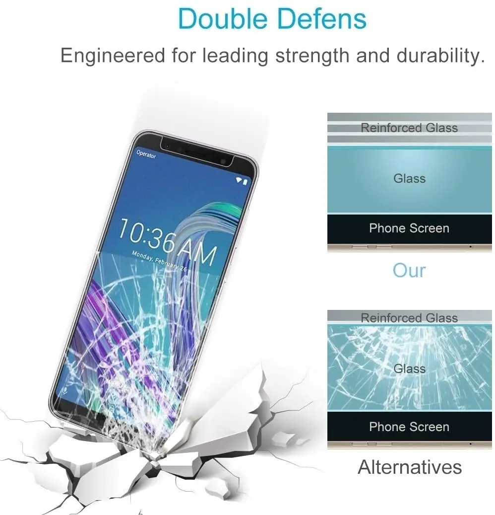Закаленное стекло для ASUS Zenfone 3 Max X008D X00DD Z010D ZC520TL Laser ZC551KL Go X00AD ZB500KL ZB452KG G550KL защита