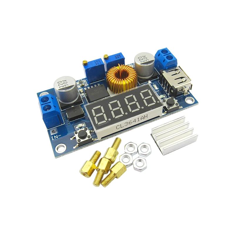 DC-DC 5A XL4015 цифровой светодиодный привод с литиевым Батарея Зарядное устройство