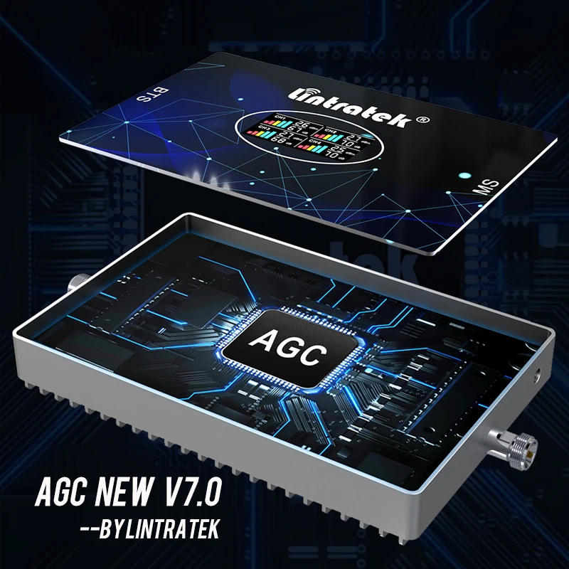 Tanie Lintratek 4 Czterozakresowy Wzmacniacz Sygnału B20 800 900 1800 2100 2600Mhz 850 Wzmacniacz Komórkowy GSM 2G 3G 4G LTE Wzmacniacz Sygnału Zestaw