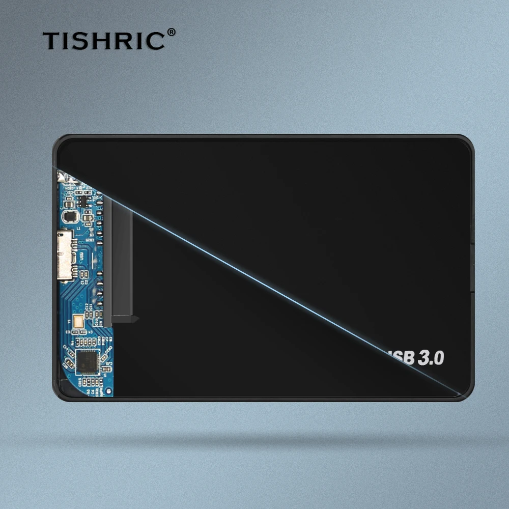 TISHRIC HDD чехол для жесткого диска с 2 5 корпус Usb 3 0 Sata жесткий диск Поддержка 8 ТБ