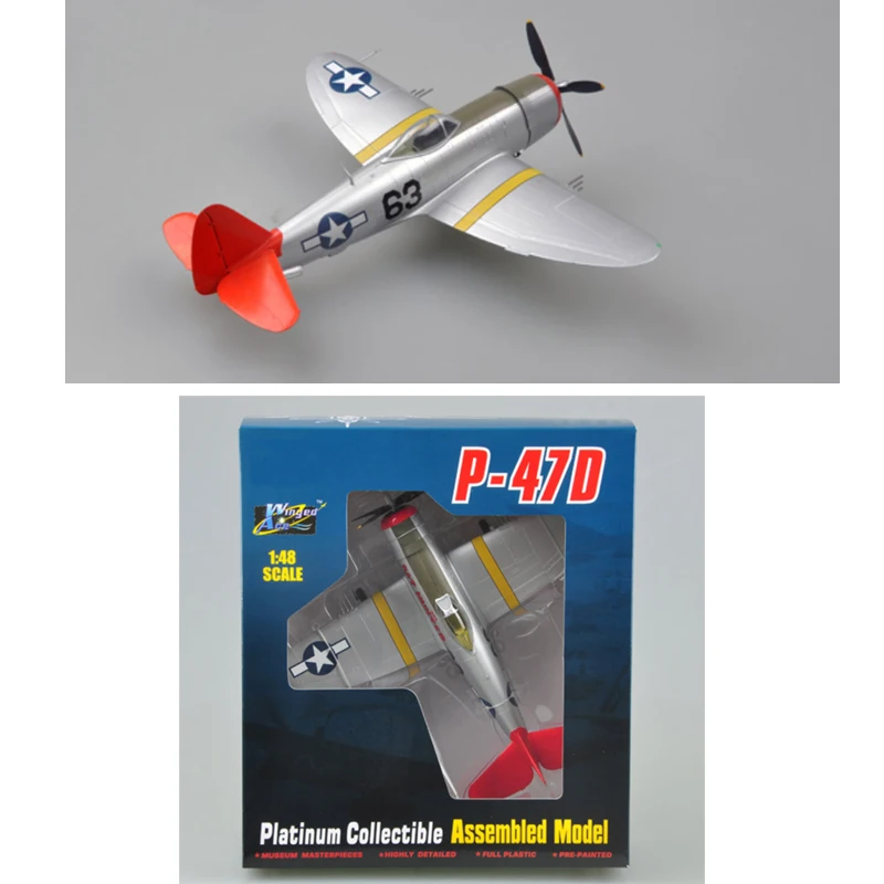 Легкая модель 1/48 масштаб P-47D 39309 самолета военный истребитель хобби Готовая