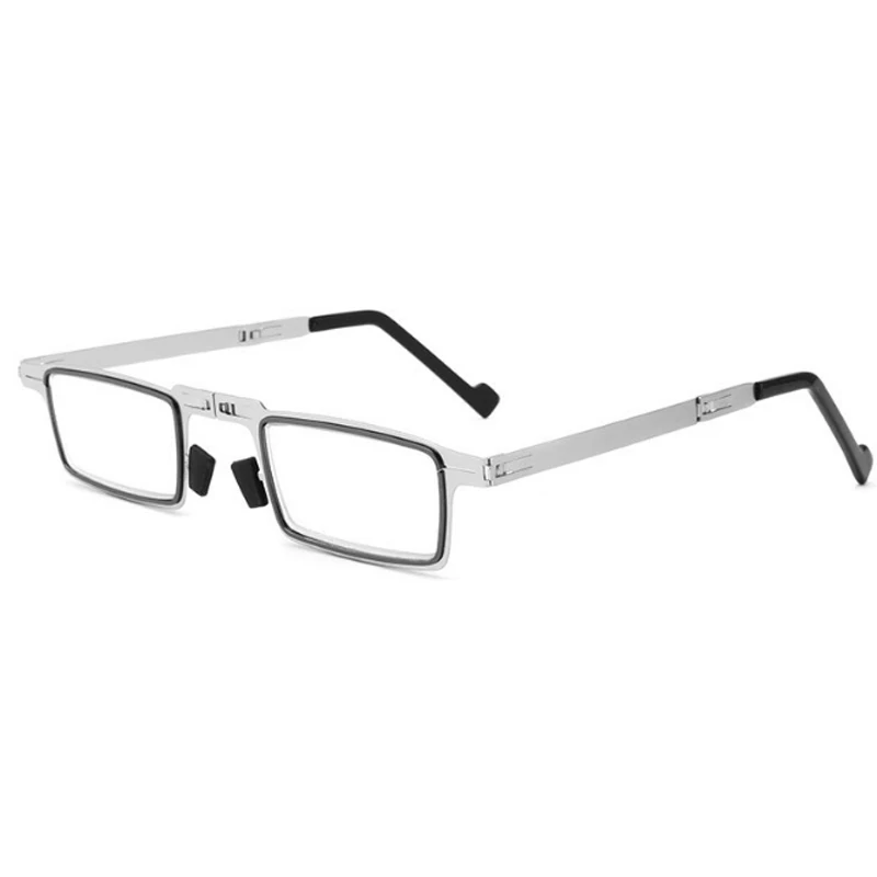 

New Folding Anti Blue Blocking Reading Glasses Men Women High Quality Screwless Hyperopia Foldable Eyeglasses Diopter 1.0 - 4.0