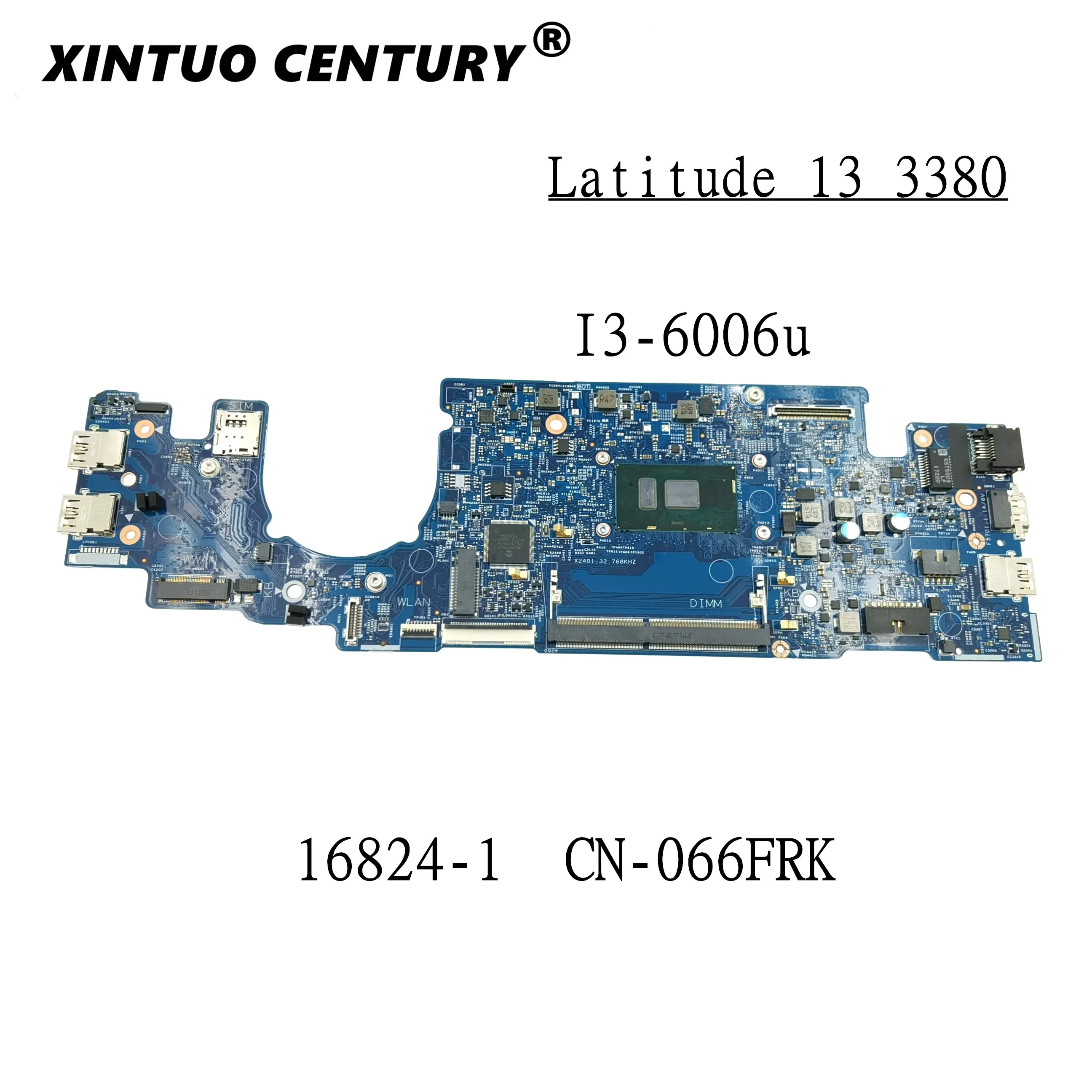 

Материнская плата ноутбука CN-066FRK 66FRK 066FRK для Dell Latitude 13 3380 системная плата 2 ГГц i3 процессор протестирован работает