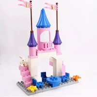 construction toys for kids diy building blocks big size accessories princess castle bricks parts educational model toy gift