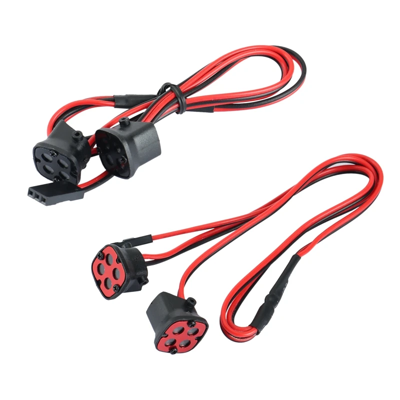 

RC Car LED Roof Lights Headlight Spotlight for 1/10 RC Crawler Axial SCX10 90046 Traxxas TRX4 TRX6 Redcat Gen8