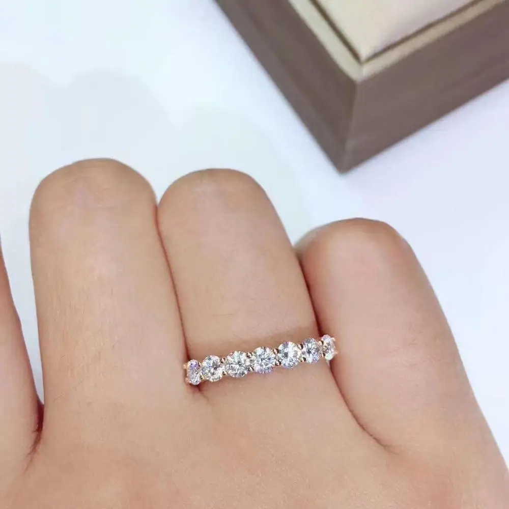 KJJEAXCMY fine jewelry Mosang Diamond 925 sterling silver new women ring support test popular hot selling | Украшения и