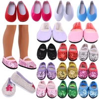 fashion sequins cute handmade childrens shoes length 6cm suitable for 14 inch dolls childrens birthday holiday gifts