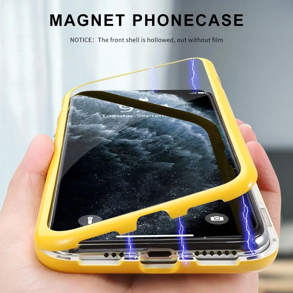 Магнитный чехол KISSCASE конфетного цвета для телефона iPhone XR XS MAX X 8 7 Plus 11 2019 Pro макс.