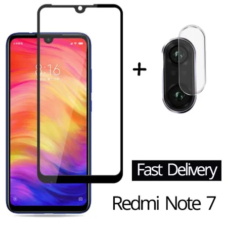 Защитное стекло для экрана и объектива камеры Xiaomi Redmi Note 7/8/9|Защитные стёкла