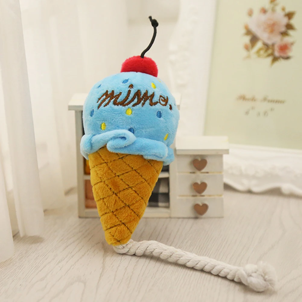 TINGHAO Милая брикет писк питомца жевательное мороженое звуковые игрушки | Дом и сад