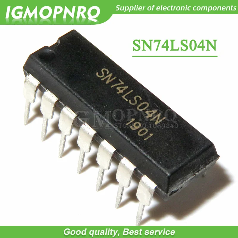 100 шт. SN74LS04N DIP14 SN74LS04 DIP 74LS04N 74LS04 14 HD74LS14P Новый и оригинальный IC|Интегральные схемы| |