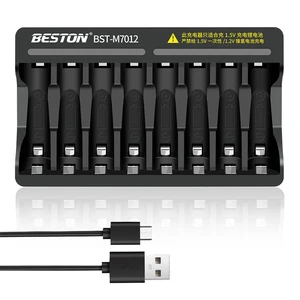 1 5v aa rechargeable battery charger with led indicator battery charger for 1 5v lithium li ion rechargeable battery free global shipping