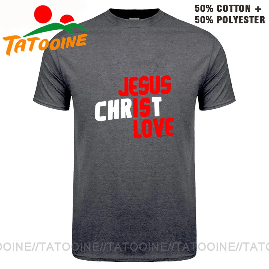Tatooine Jesus Christ Love T shirt men Funny Jesue is T-shirt Christian Tee Real Prayer tshirt Leisure Clothing | Мужская одежда