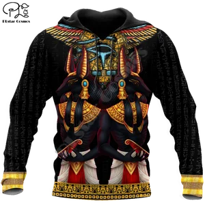 PLstar Cosmos Horus египетский фараон Анубис древний Египетский с татуировкой 3DPrint Мужскаяженская мужская уличная одежда пуловер повседневные забавные толстовки