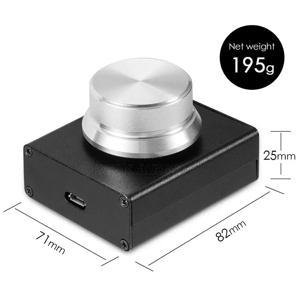 L80W70 Silver Knob Nobsound mini USB регулятор громкости Lossless VOL регулятор громкости для планшетного ПК компьютера динамик аудио - Цвет: L80W70 Silver Knob