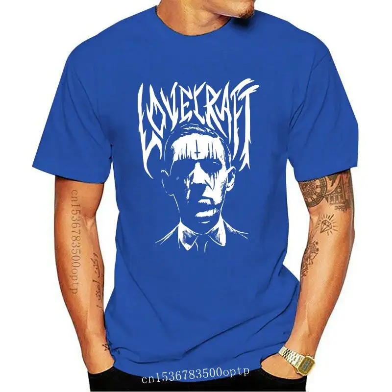 

Big Tall Size Lovecraft Creator Of Cthulhu Tee Shirt Men's Basic Style Short-sleeved Urban T shirt Sale Price Official Apparel