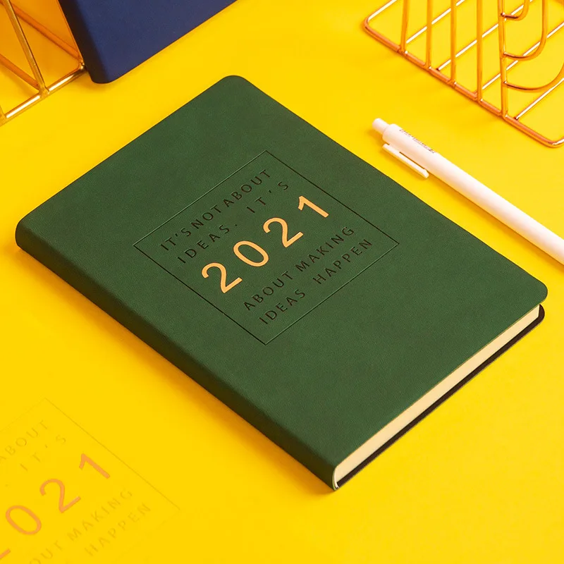 

Agenda 2021 Planner Organizer Diary Weekly Monthly Notebook and A5 Journal 365 Day Plan Note Book Back to School Travel Handbook