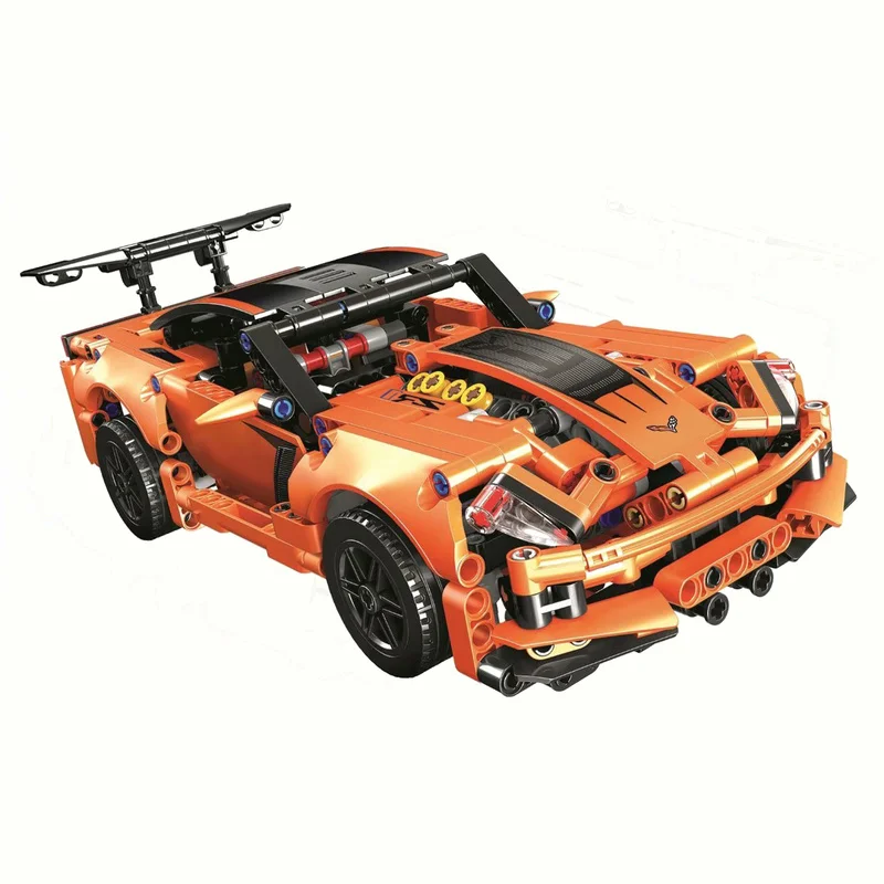 Техника Corvette ZR1 гусеничный погрузчик спасательный вертолет строительные блоки