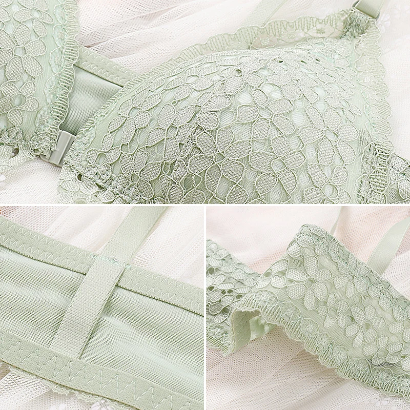 OranriTing женский кружевной бюстгальтер на застежке бесшовный пикантный