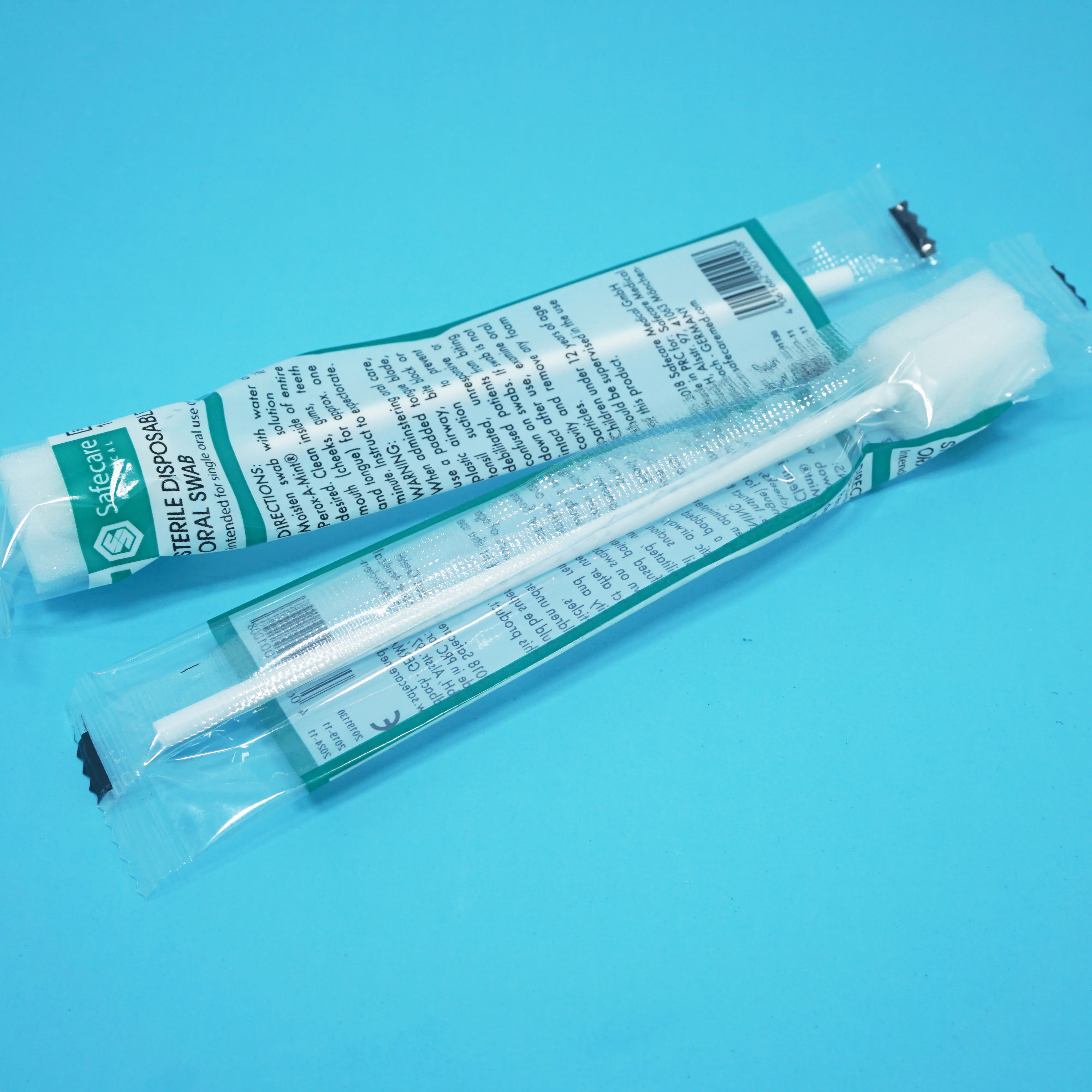 Фабричная медицинская Стерильная детская губка зубная щетка из пеноматериала