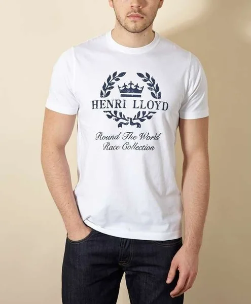 

100% Cotton Sports Tee Henri Lloyd Mens Casual Cotton Loose T-Shirt