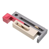table saw slot adjuster mortise and tenon tool woodworking table movable measuring block hand tool