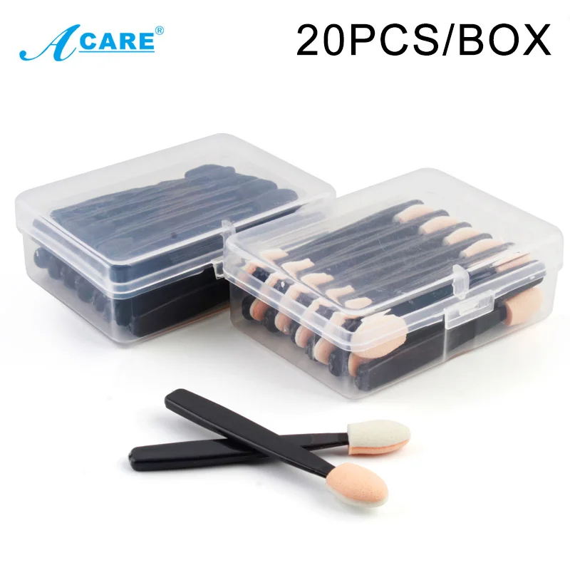 Аппликатор для теней 20 шт. спонж двусторонний принадлежности макияжа