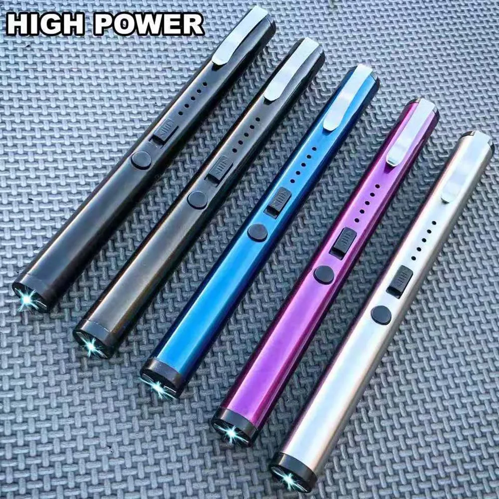 Безопасная портативная тактическая яркая ручка-фонарик для женщин кемпинга на