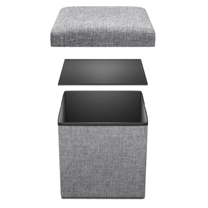 Многофункциональный Fodable ящик для хранения постельного белья Cube Ottoman сиденье